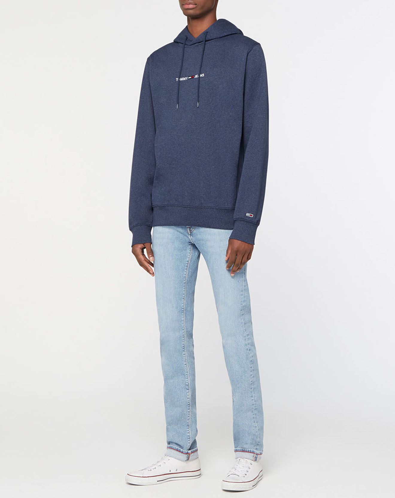 Tommy Jeans Sweat Logo bleu marine