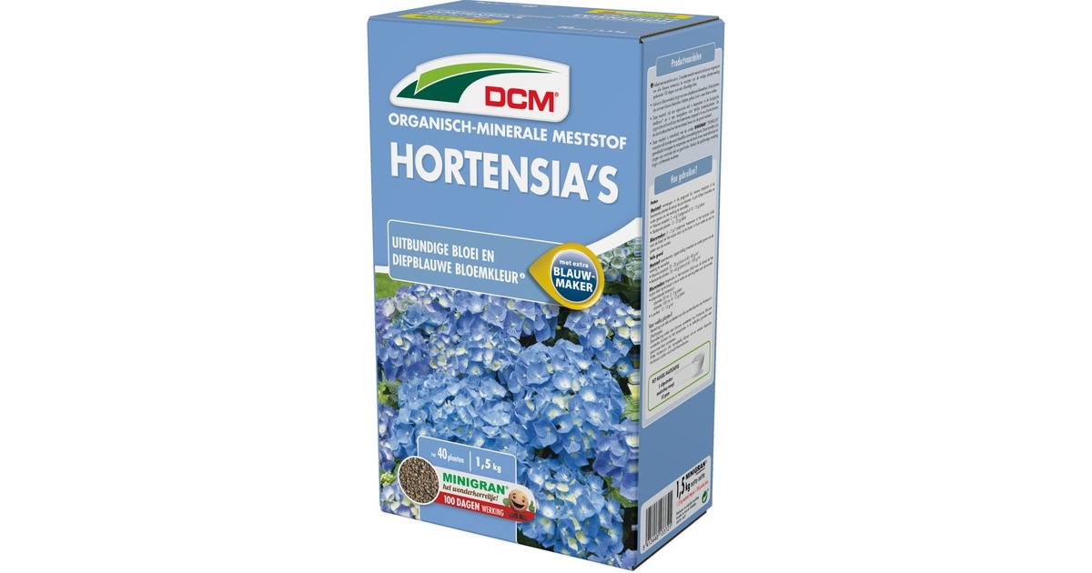DCMMeststof Hortensia's 1,5 kg  (Tot 40 planten)