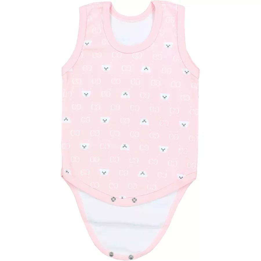 TupTam Baby Mädchen Achselbody 5er Pack rosa Modell 1
