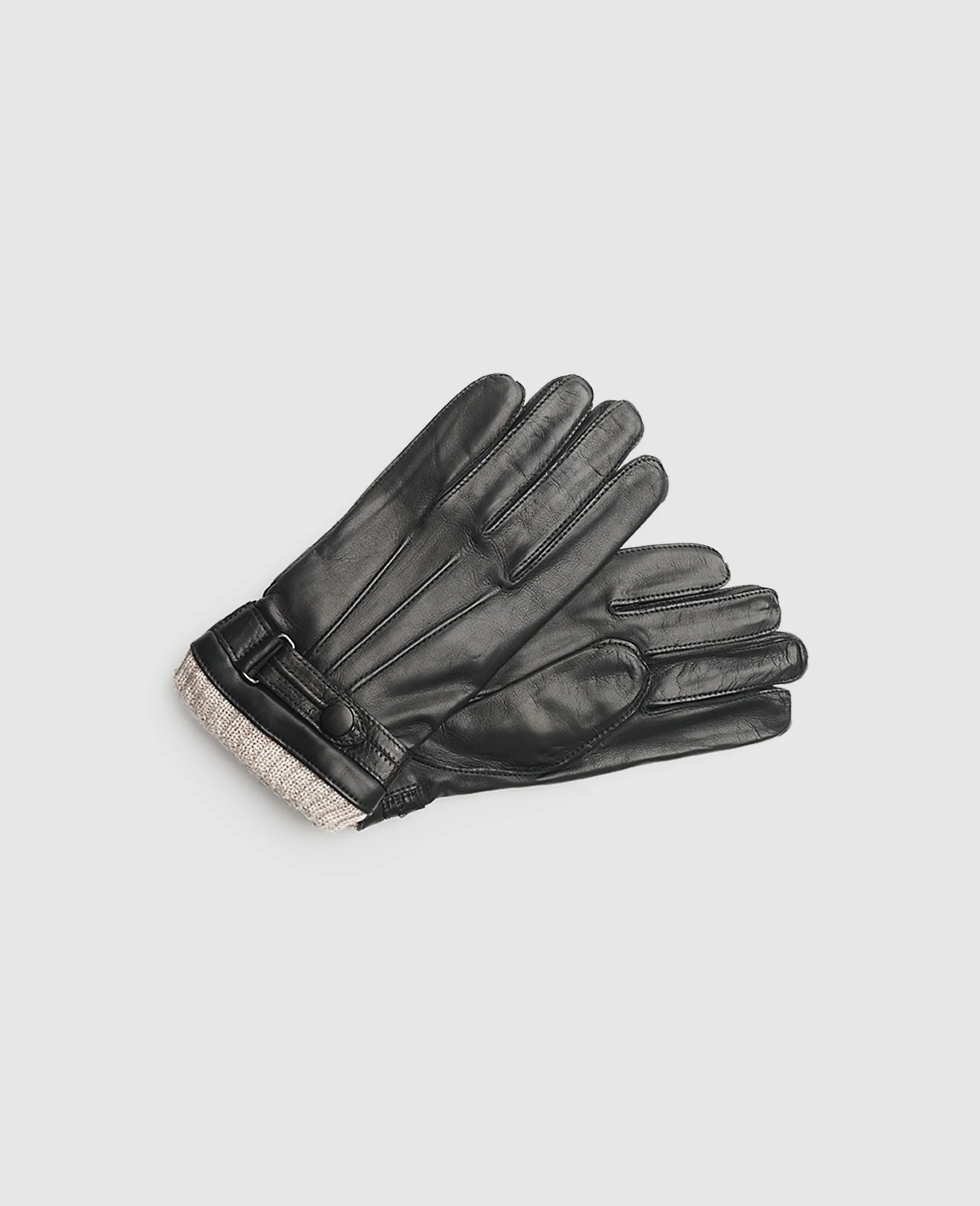 Lederhandschuhe mit Bund