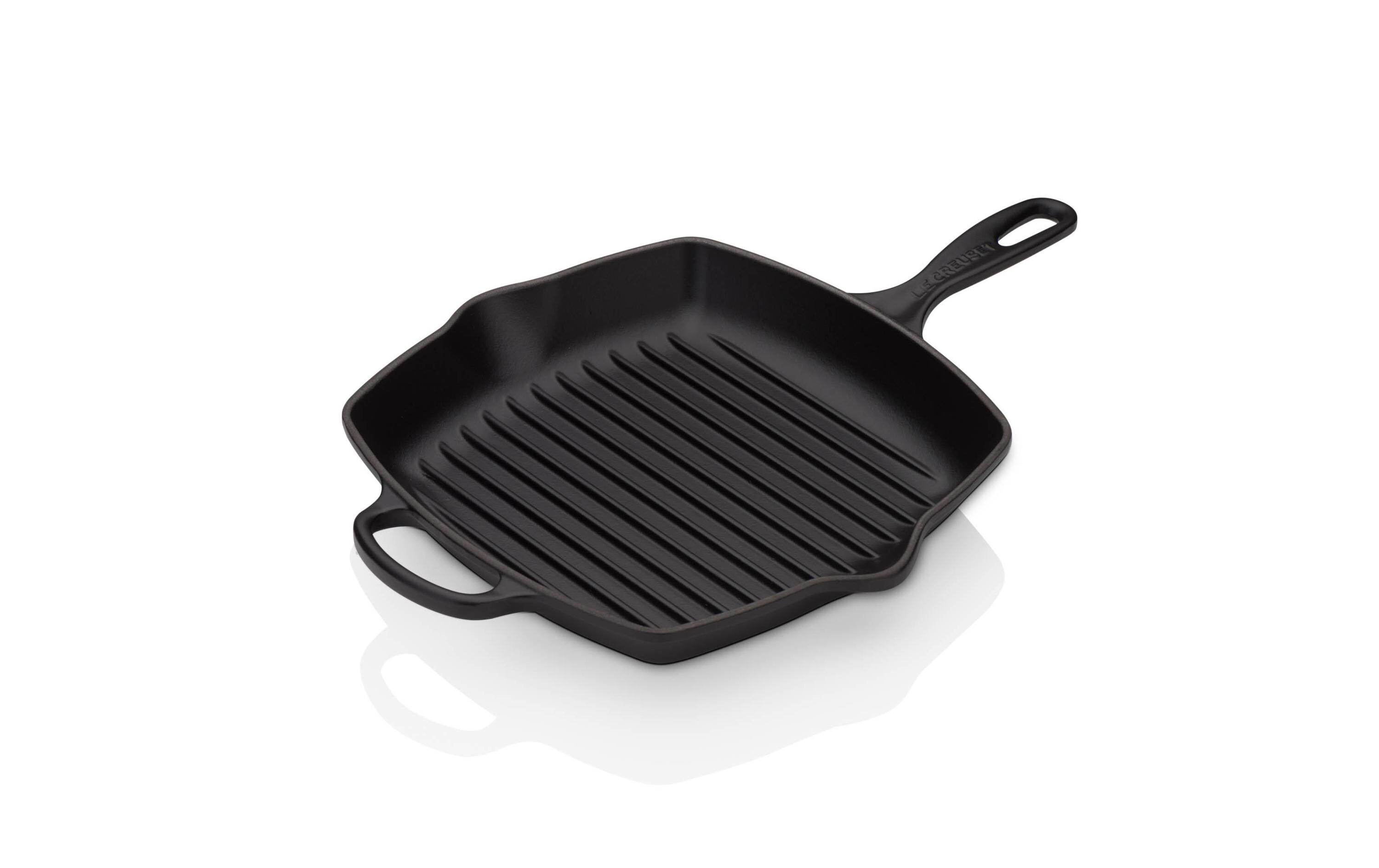 Grillpfanne Signature 26 cm, Schwarz<br>Quadratische Grillpfanne aus Gusseisen