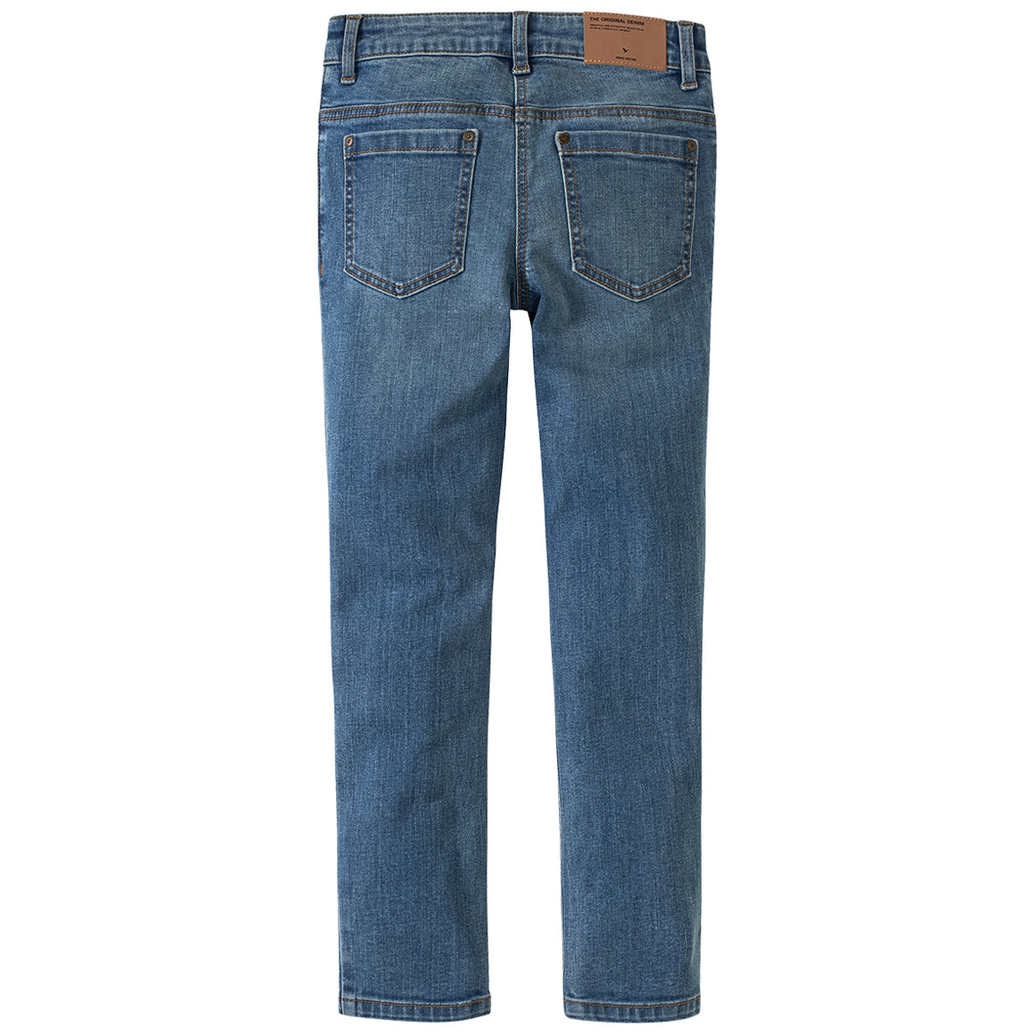 Jonas Nielsen Mädchen Skinny-Jeans mit verstellbarem Bund blau