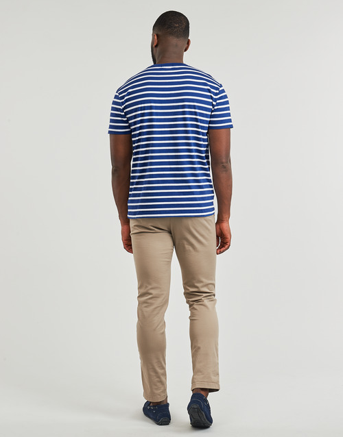 Polo Ralph Lauren - T-SHIRT AJUSTE EN COTON Marino / Blanco / Playa / Royal / Blanco