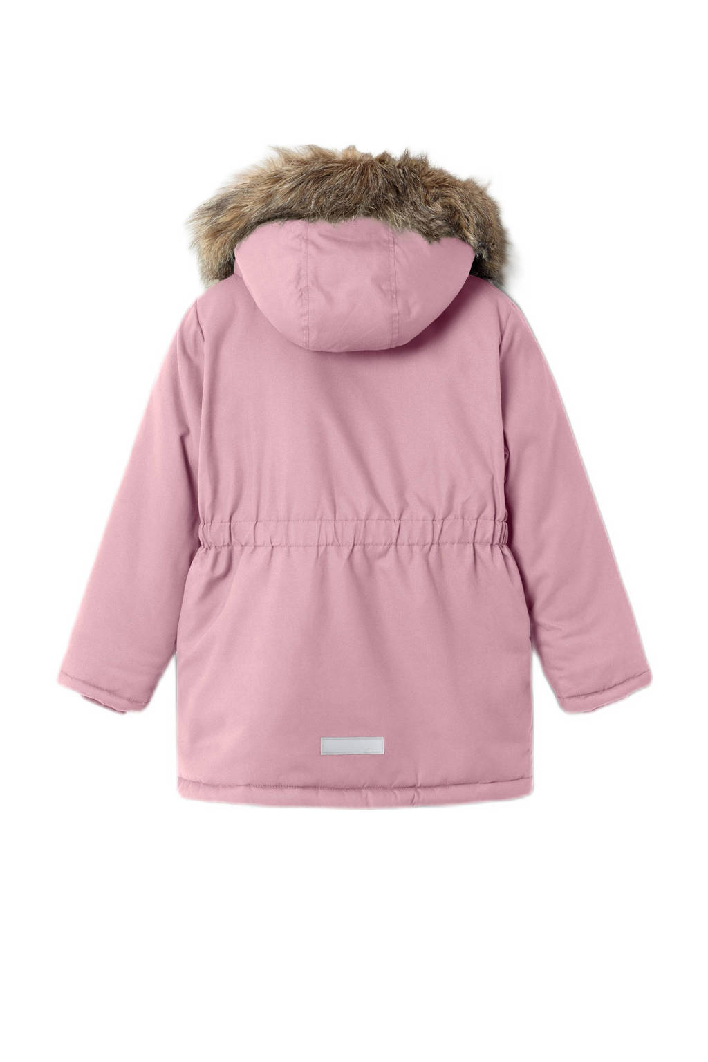 NAME IT gewatteerde winterjas NKFMASTER roze