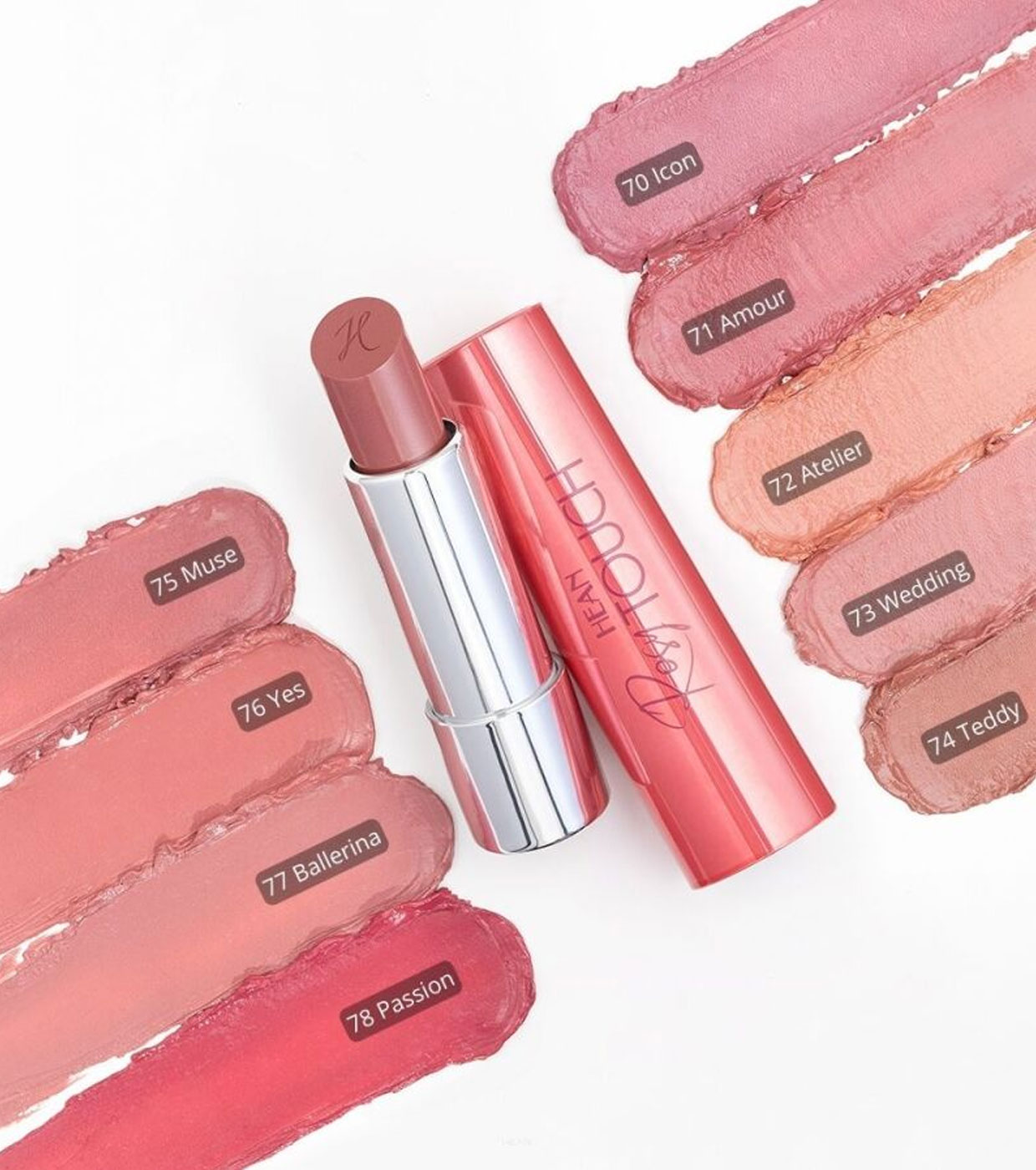 Hean - Batom Tinted Lip Balm Rosy Touch - 76: Yes