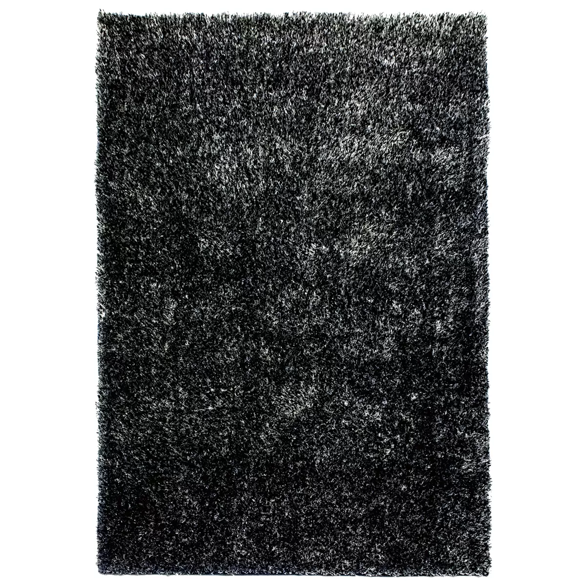 Langflorteppich Shaggy Star Best Price weiss,schwarz