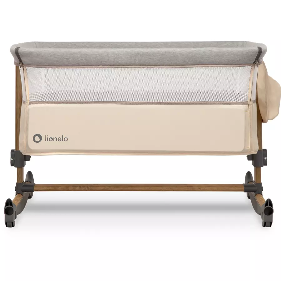 lionelo Beistellbett Leonie Beige Sand
