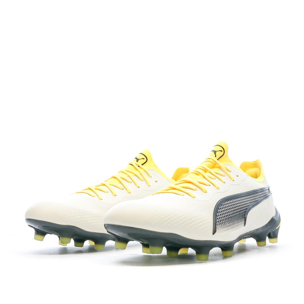 Puma Chaussures de football Écru Homme PumaKing Ultimate