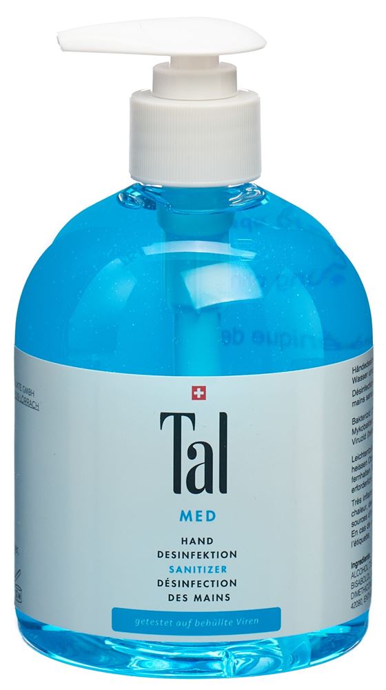 TAL Med Hand Desinfektion Sanitizer<br>500 ml, Dispenser