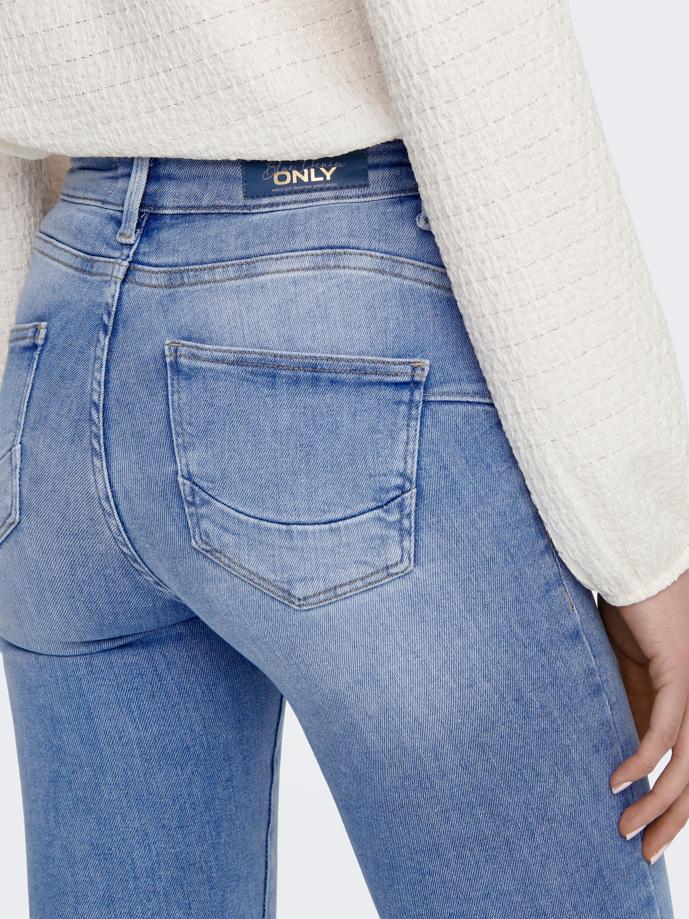 ONLY Skinny-fit-Jeans »ONLPOWER MID PUSH UP SK REA934«