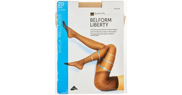 Avela Strumpfhose Belform Liberty Natural 8.5 - 9