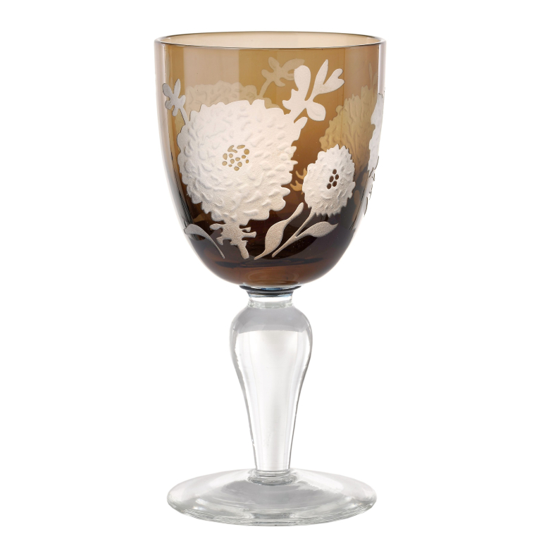 POLSPOTTEN Peony wijnglas set van 6 multicolour