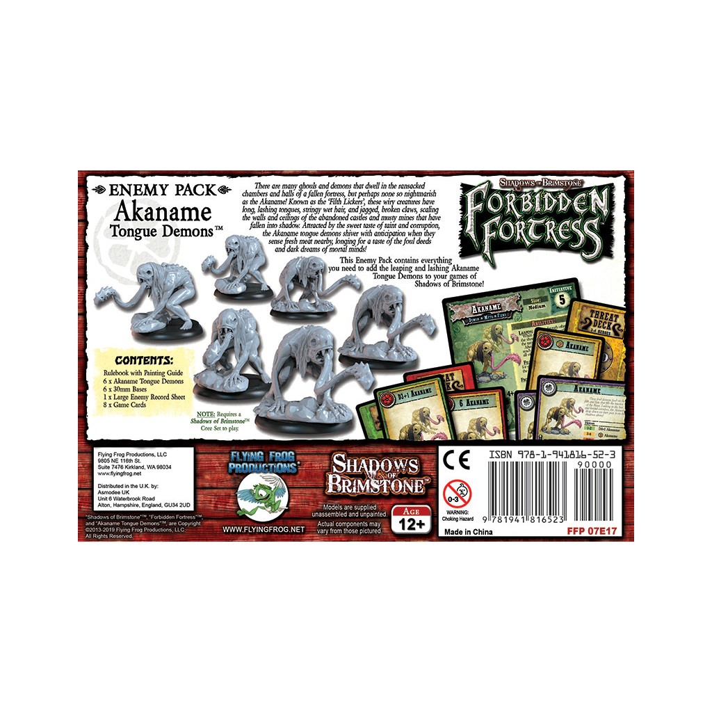 Shadows of Brimstone – Forbidden Fortress: Akaname Tongue Demon Enemy Pack Expansion
