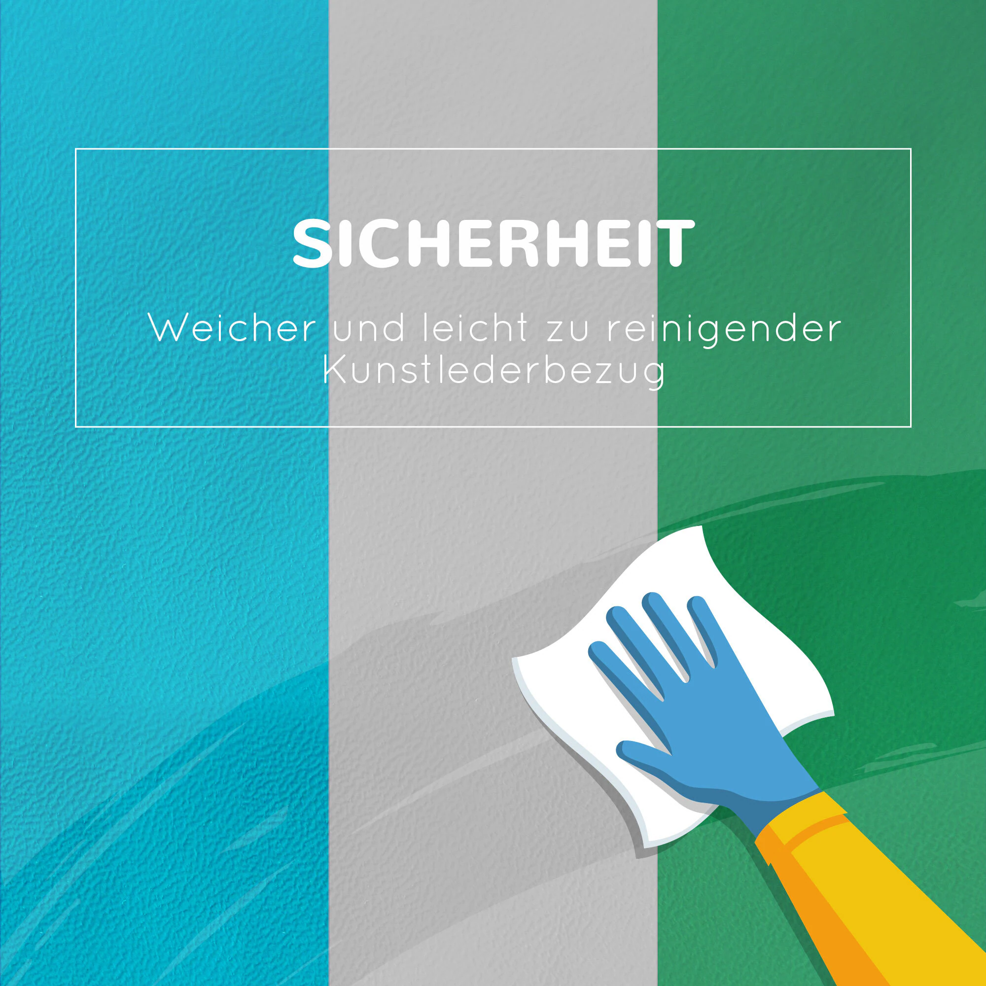 HOMCOM Schaumstoffblöcke als 5-teiliges Set mehrfarbig