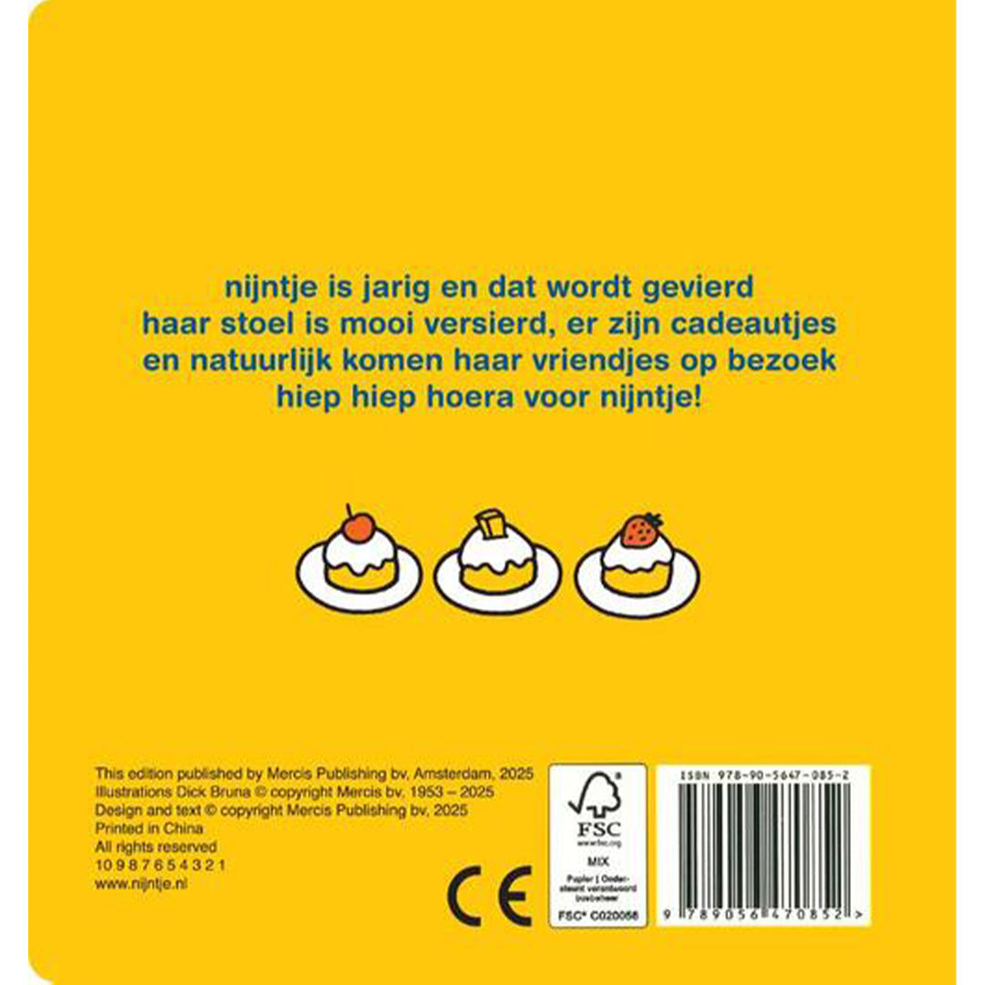 nijntje kartonboek hoera voor nijntje