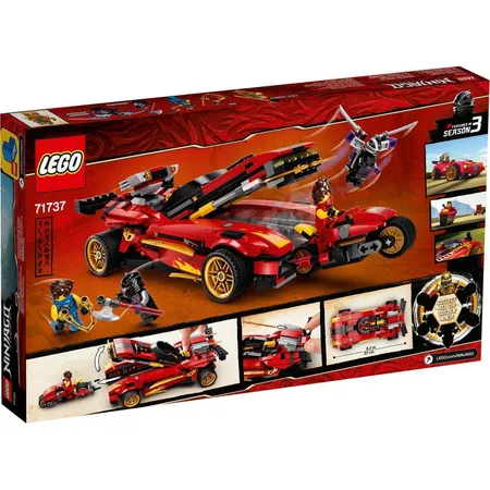 LEGO® NINJAGO® 71737 X-1 Ninja Supercar