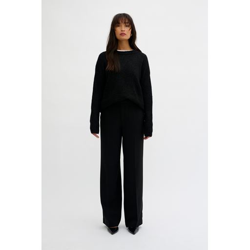 My Essential Wardrobe 05 The Knit Striktrøje, Black, M