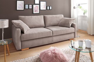 Schlafsofa Letty de Luxe Braun 226x96x106 cm