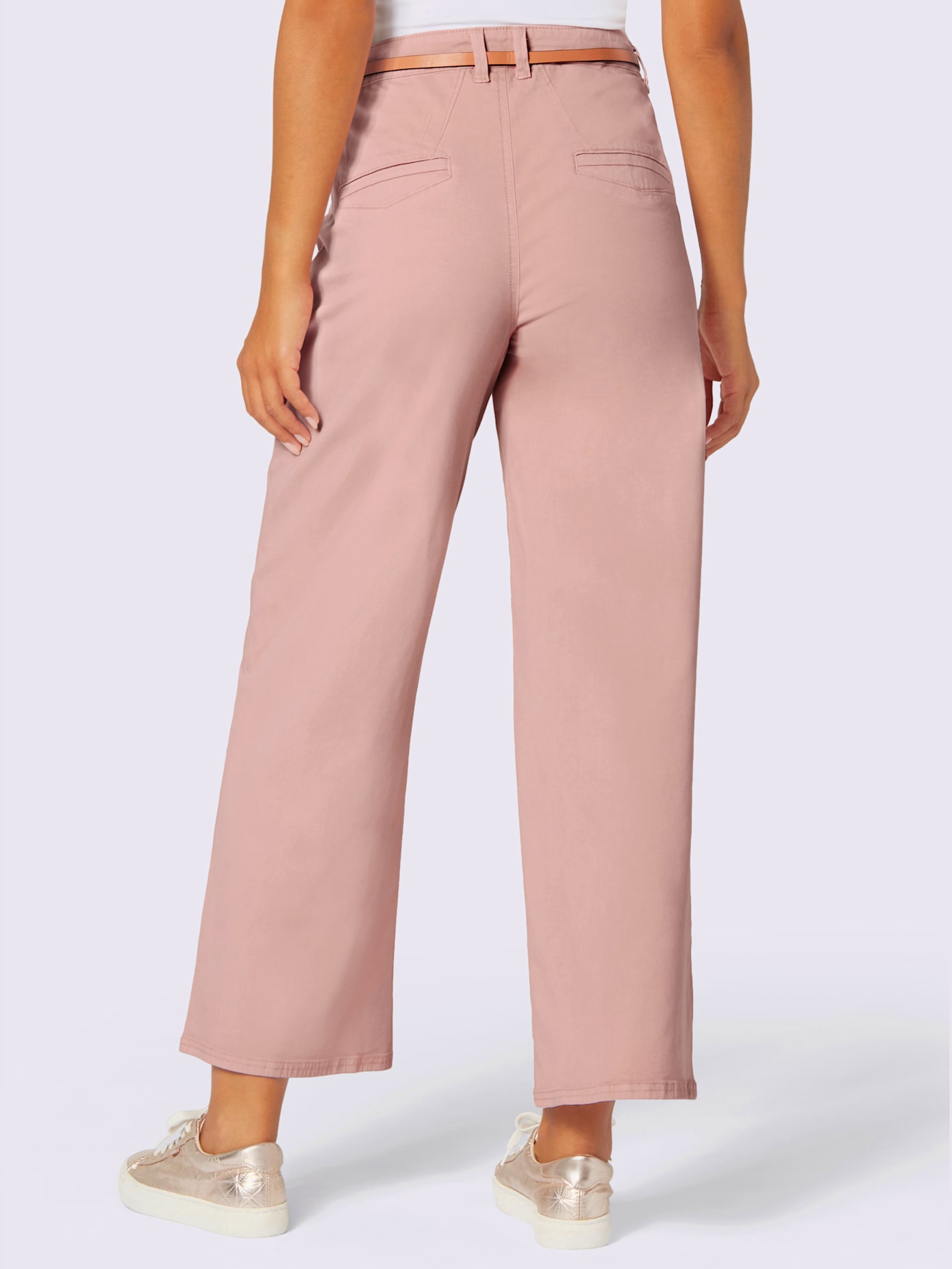 Pantalon mélange coton et lyocell de qualité