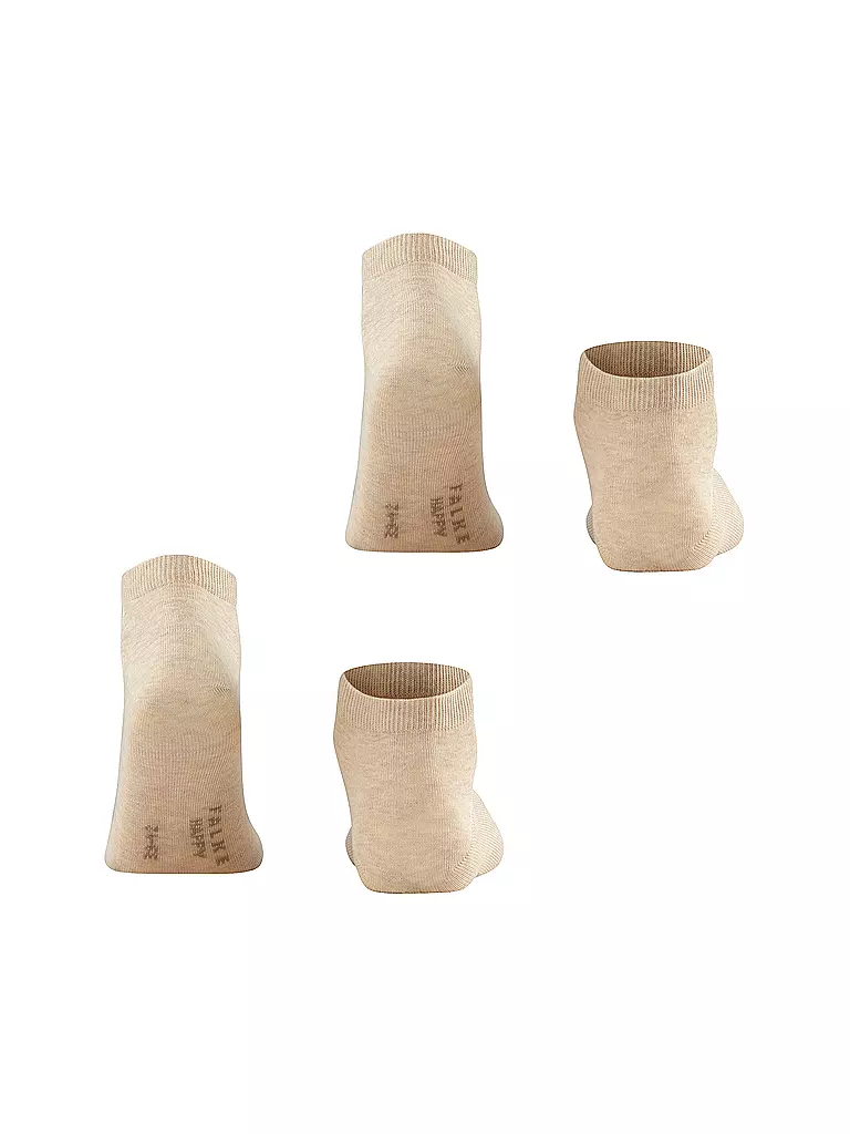 FALKE Sneakersocken HAPPY 2er Pkg. sand mel. beige