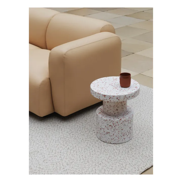 Normann Copenhagen Tabouret Bit en plastique recyclé | Blanc