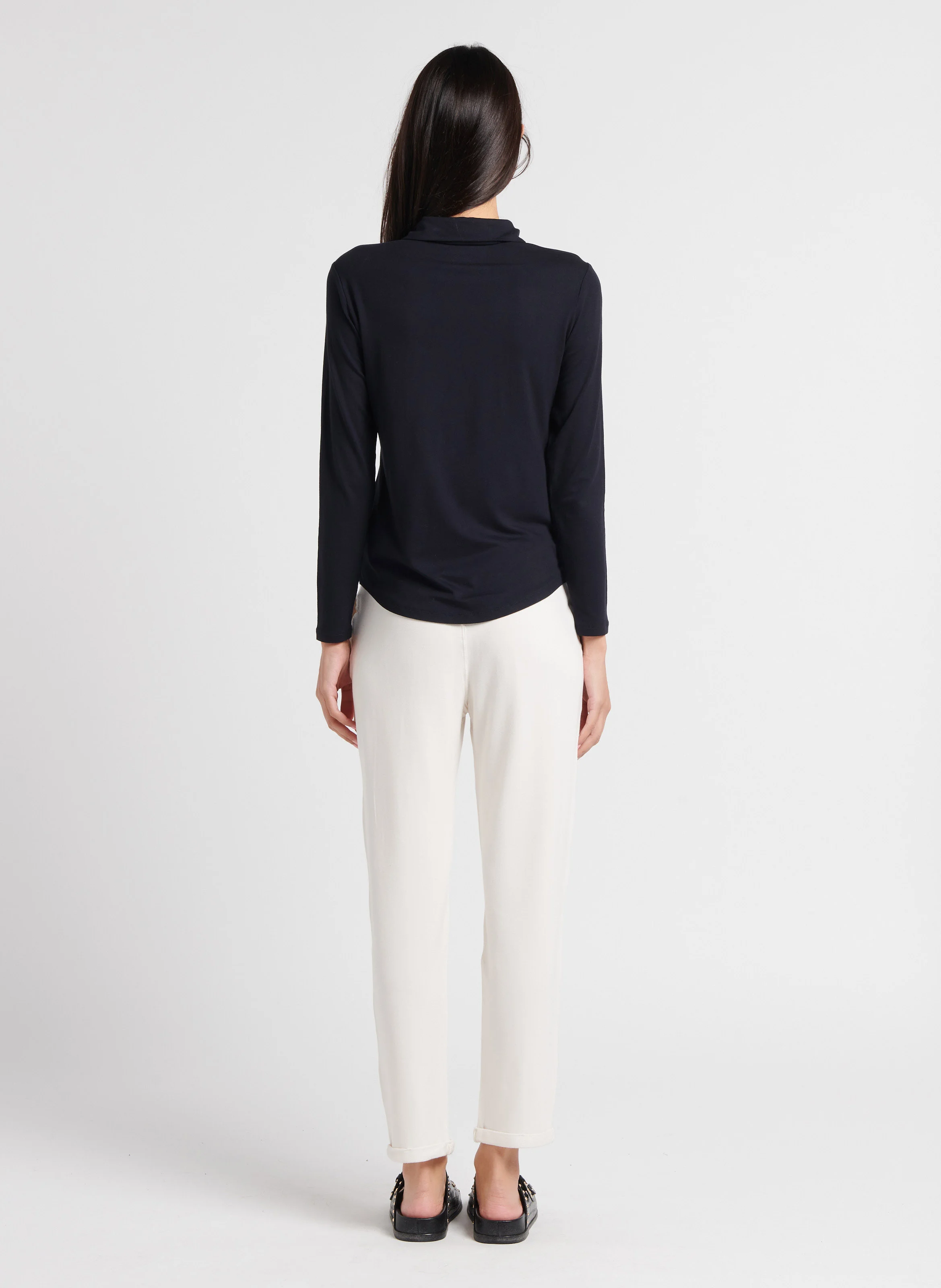 Chemise col classique stretch | Bleu