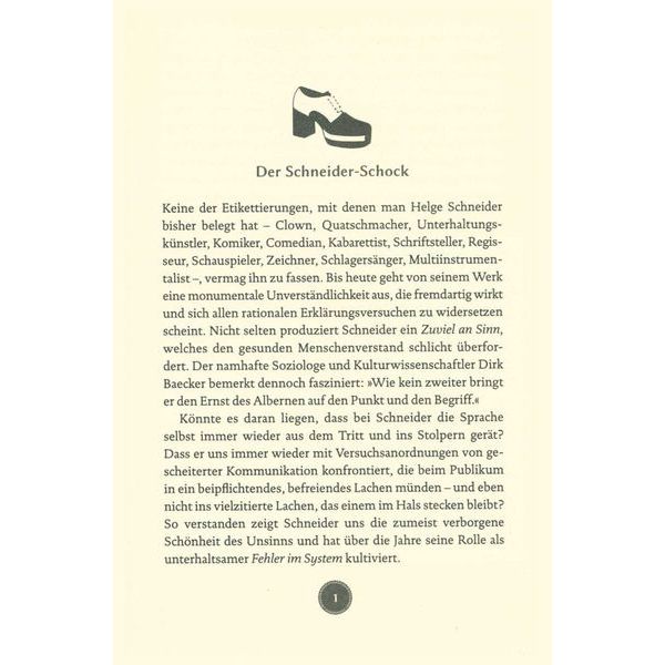 Reclam Verlag 100 Seiten Helge Schneider