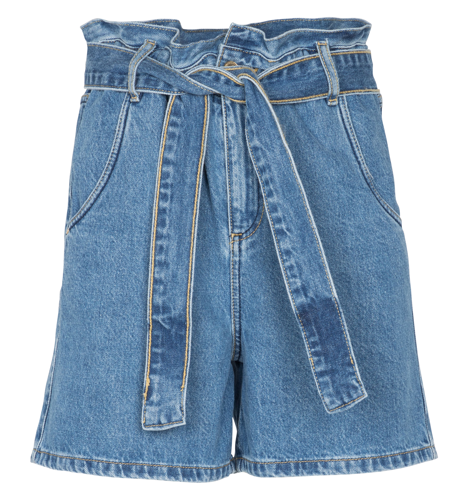 SUSIE - Short en jean taille haute | Bleu