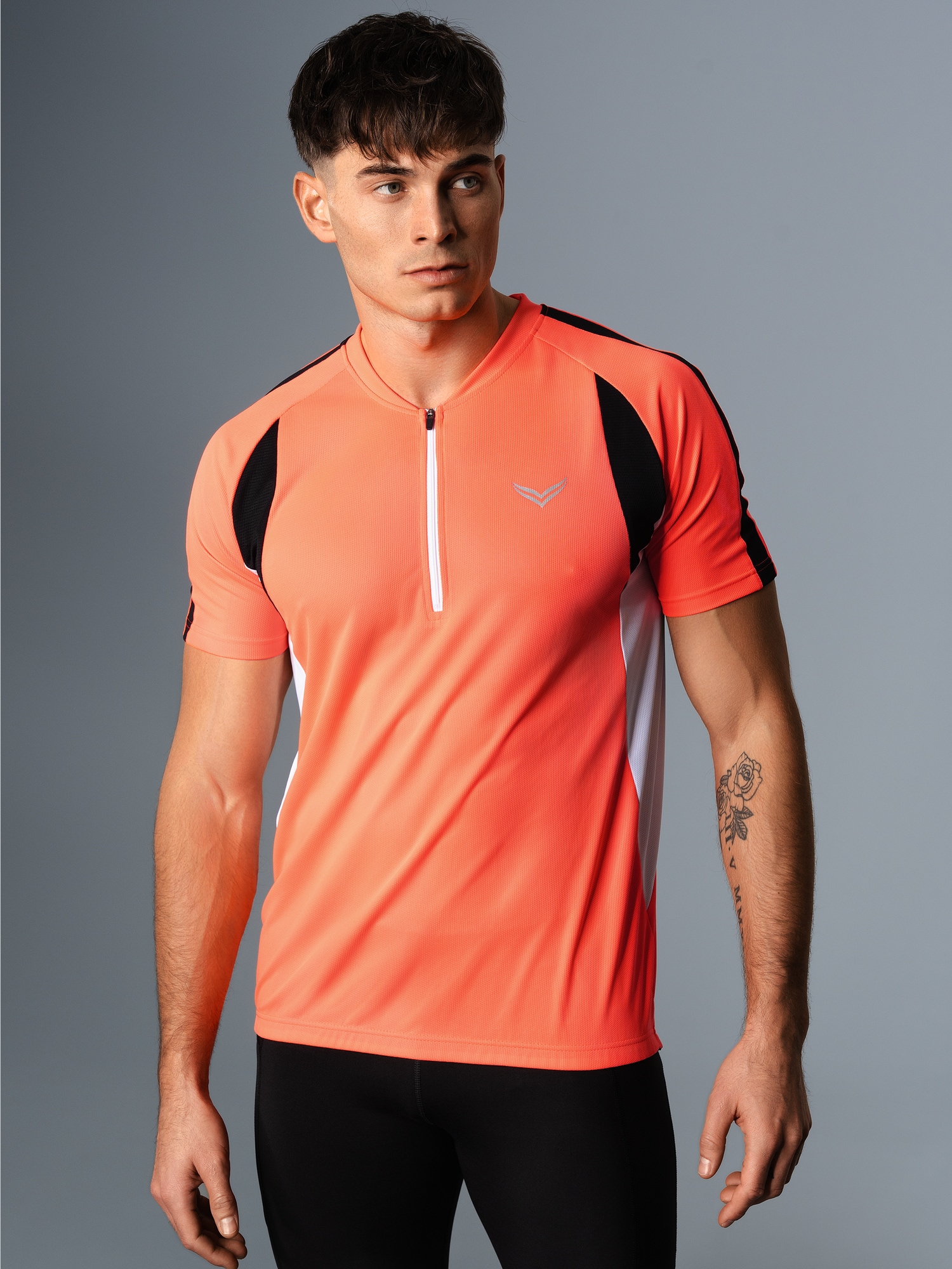 Fahrradtrikot aus atmungsaktivem COOLMAX®-Material Powerred