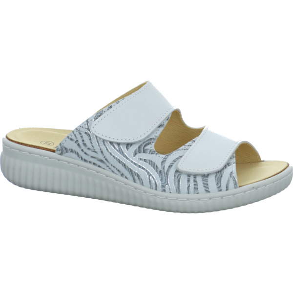 Zebra/Perlato (6821.1/Wechselfussbett 9909) /0218 weiss/perle-