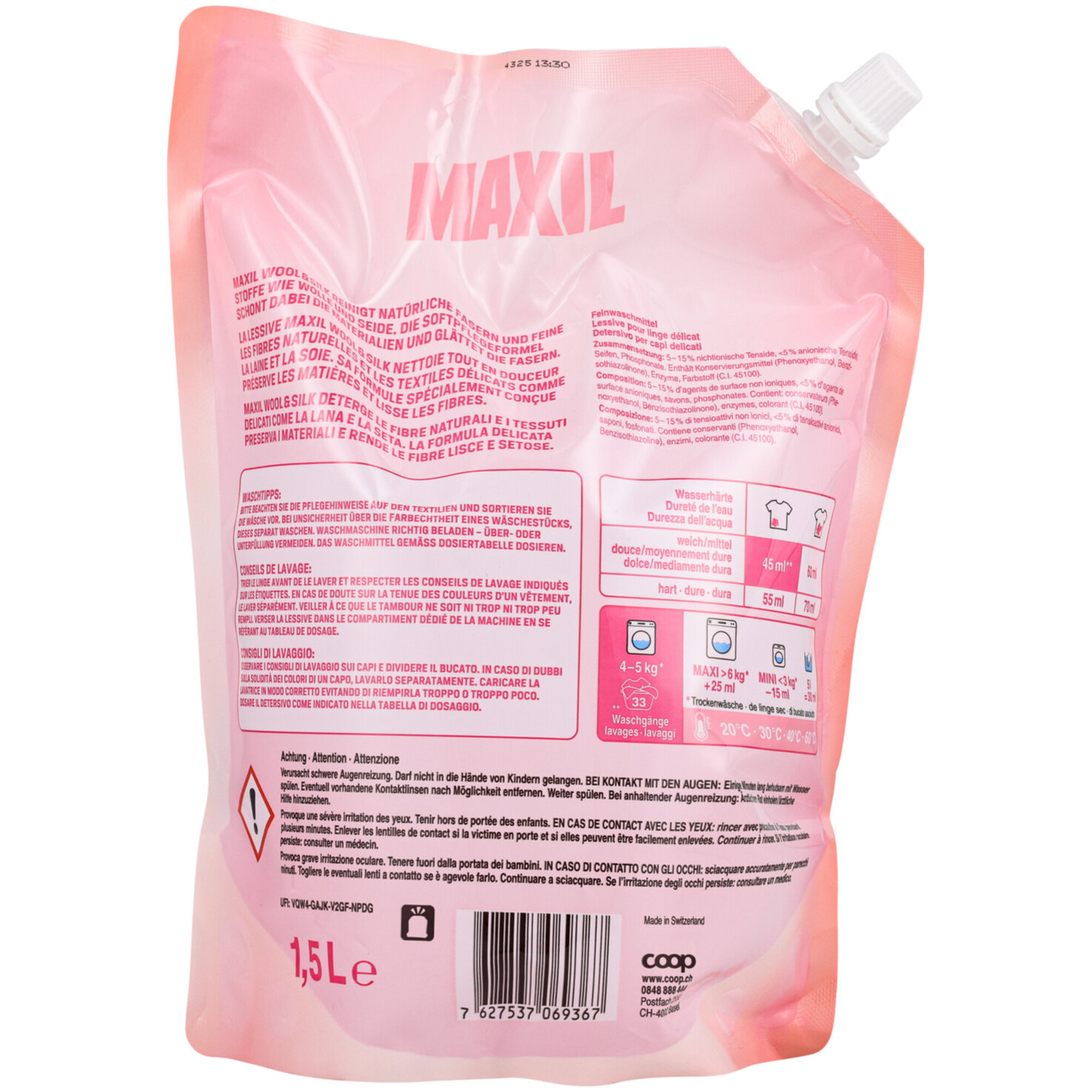Maxil Wool&Silk 33 Waschgänge