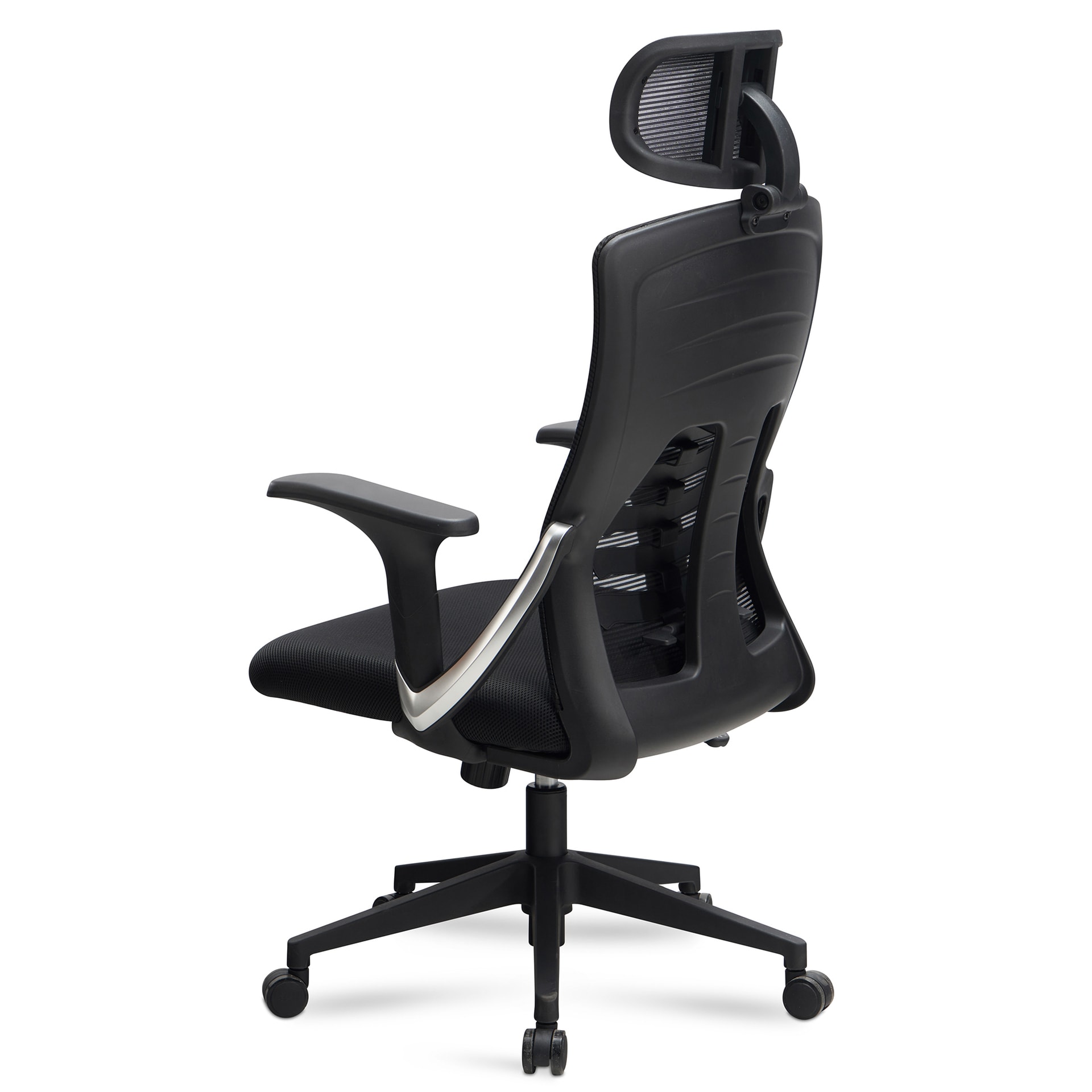 CASAVANTI Bürostuhl 65x123x65 cm Stoff schwarz