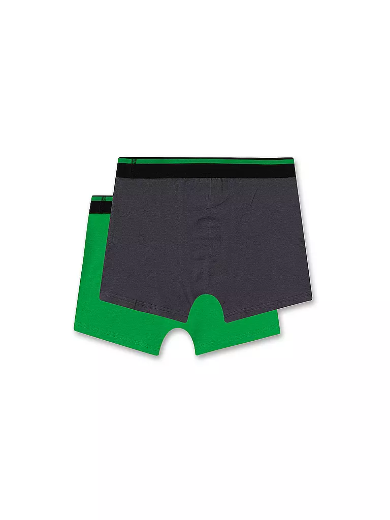 SANETTA Jungen Pants 2-er Pkg. green grün