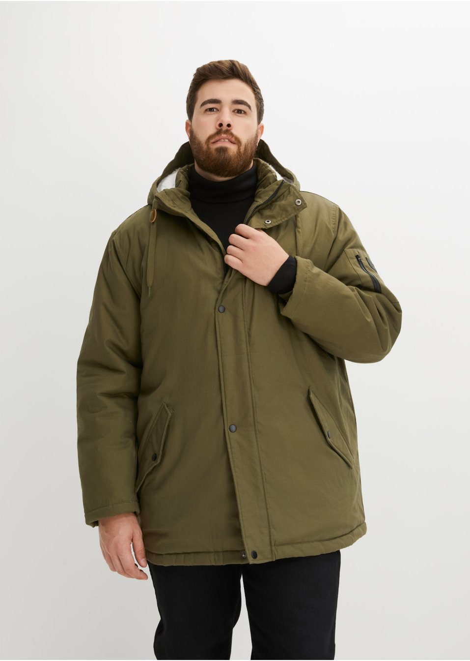 Parka coupe confort avec capuche