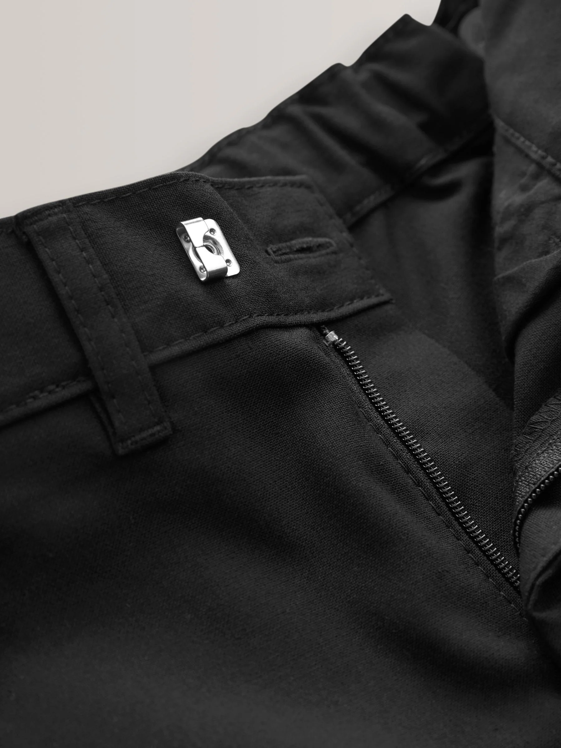 Zwart - Formele skinny schoolbroek met stretch (3-17 jr)