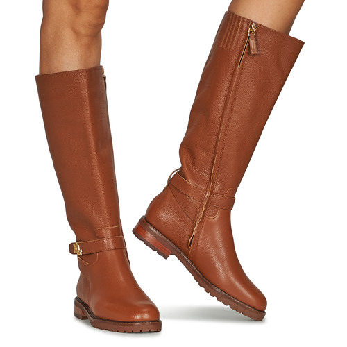 Lauren Ralph Lauren - HALLEE-BOOTS-TALL BOOT Cognac