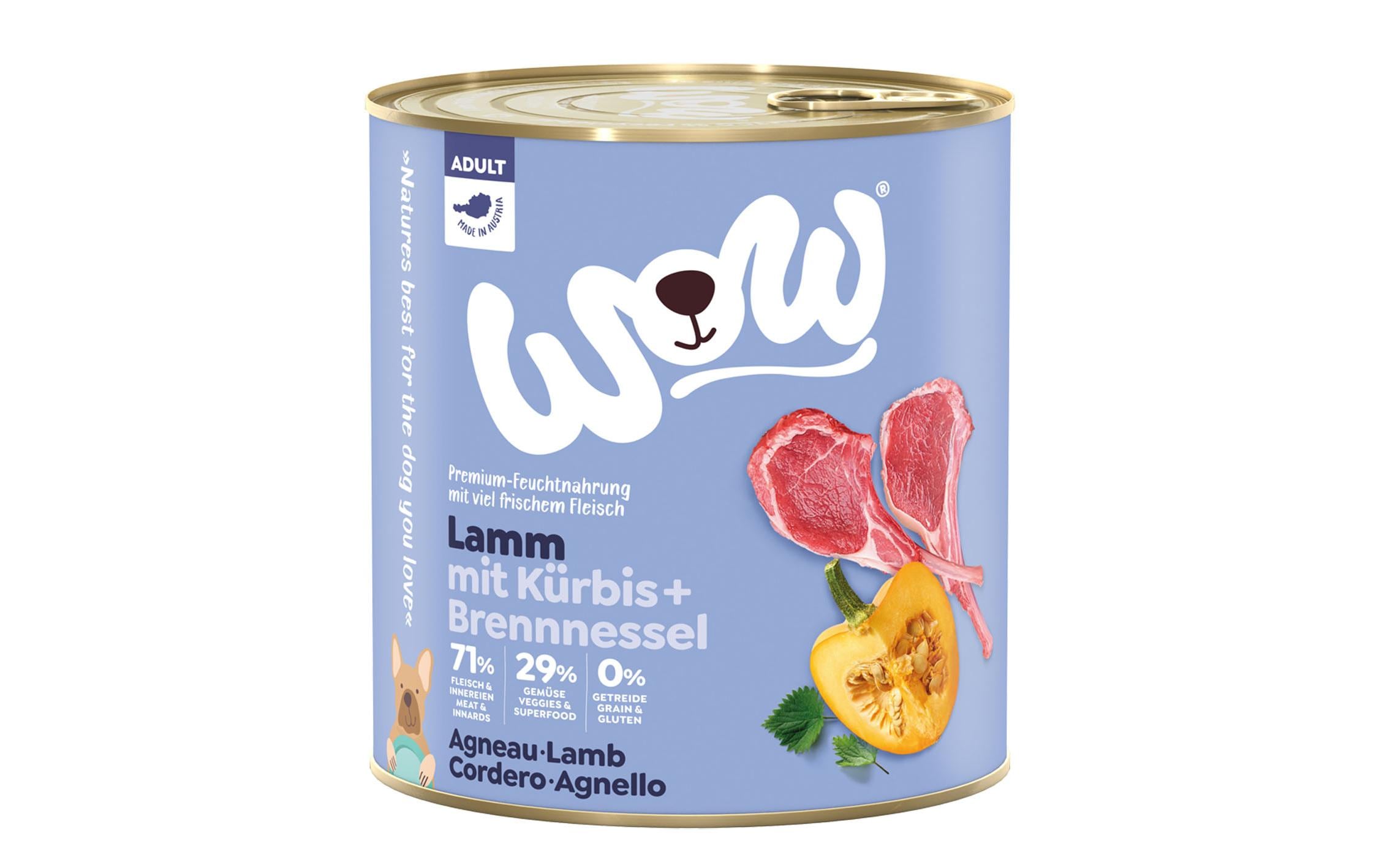 Nassfutter Adult Lamm, 800 gAlleinfutter-Menü für ausgewachsene Hunde aller Grössen und Rassen