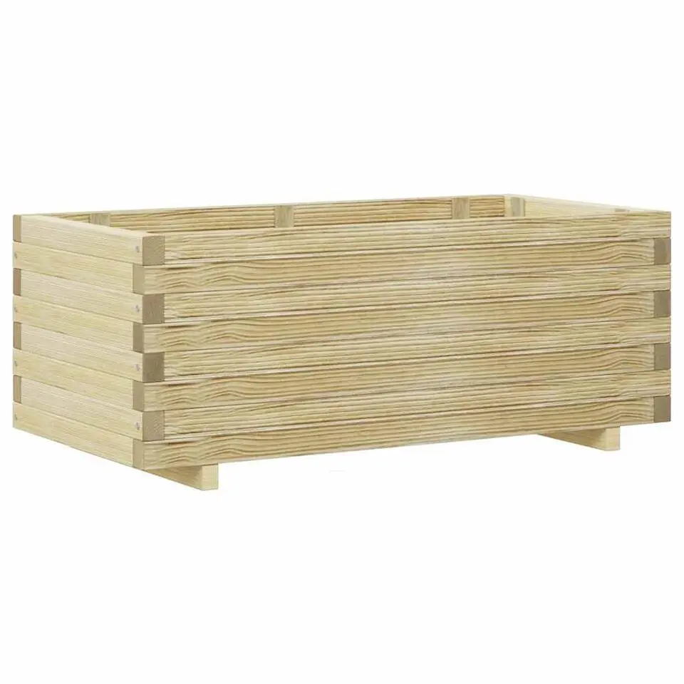 vidaXL - Houten Plantenbak - Bruin - Hout