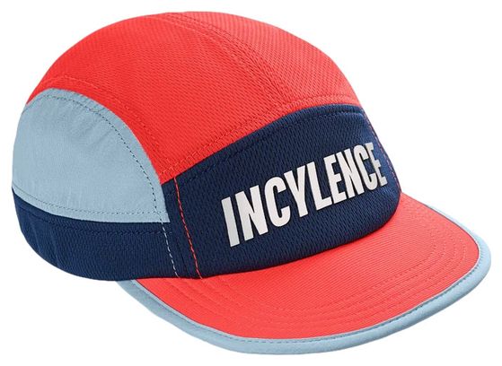 Casquette running Incylence Rouge/Bleu