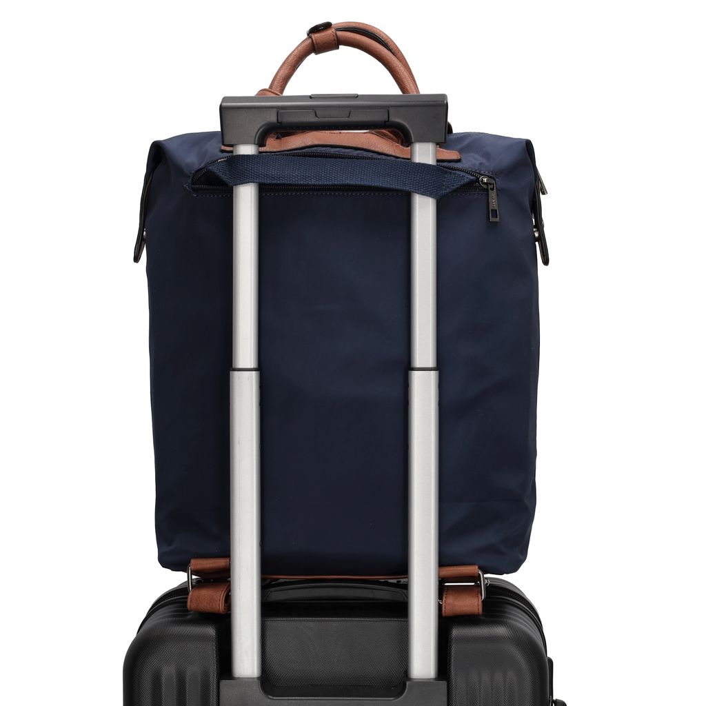 Charm London Buckingham Rugzak L 15,6 inch Blauw