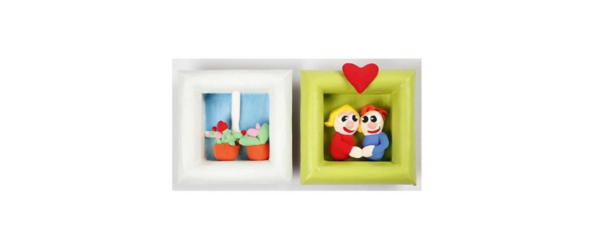 Modellier-Set Silk Clay 10 x 40 g MehrfarbigAufbewahrung Silk Clay