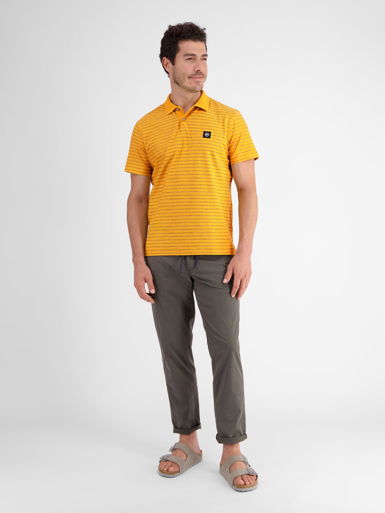 Herren Poloshirt, gestreift