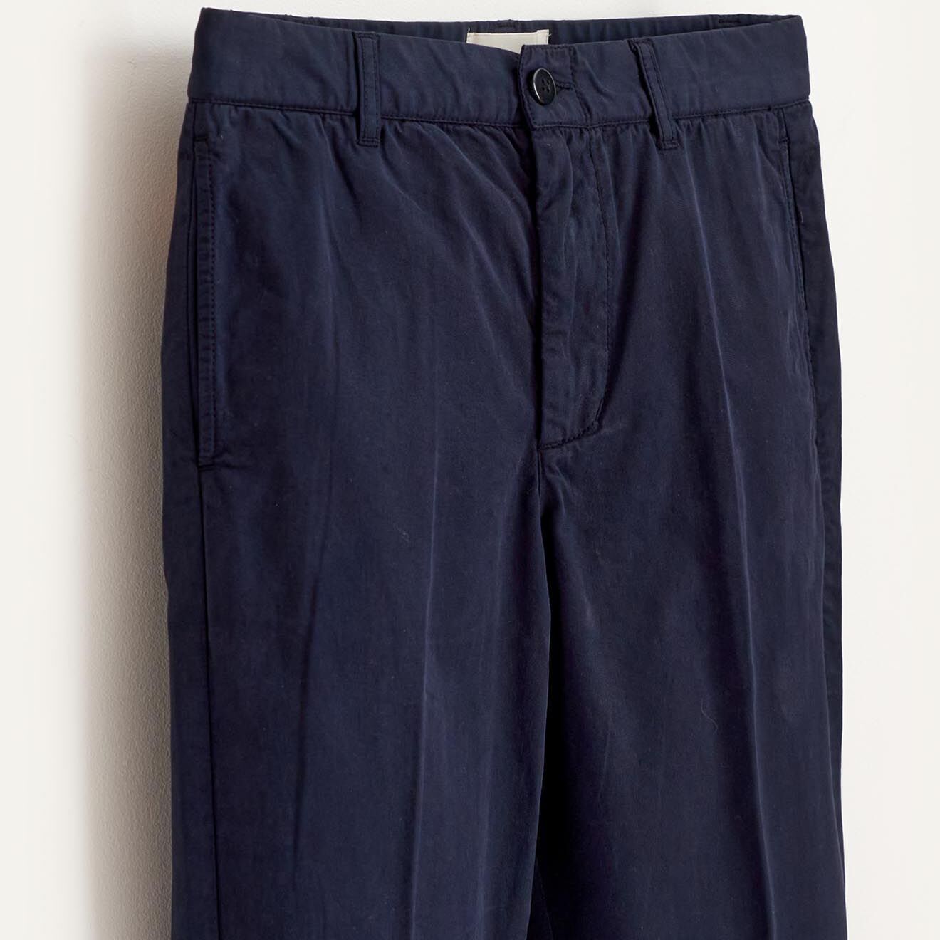 Bellerose Pantalon Chino Isaac en Toile de coton marine