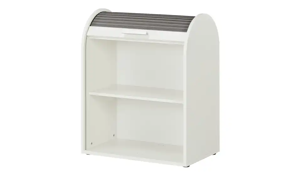 Jalousieschrank Euphrat 86 cm 69 cm Weiß, Graphit