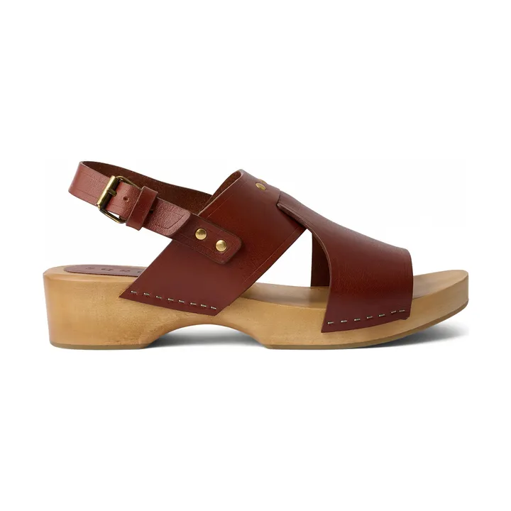 Soeur Sandales Amy Cuir | Acajou