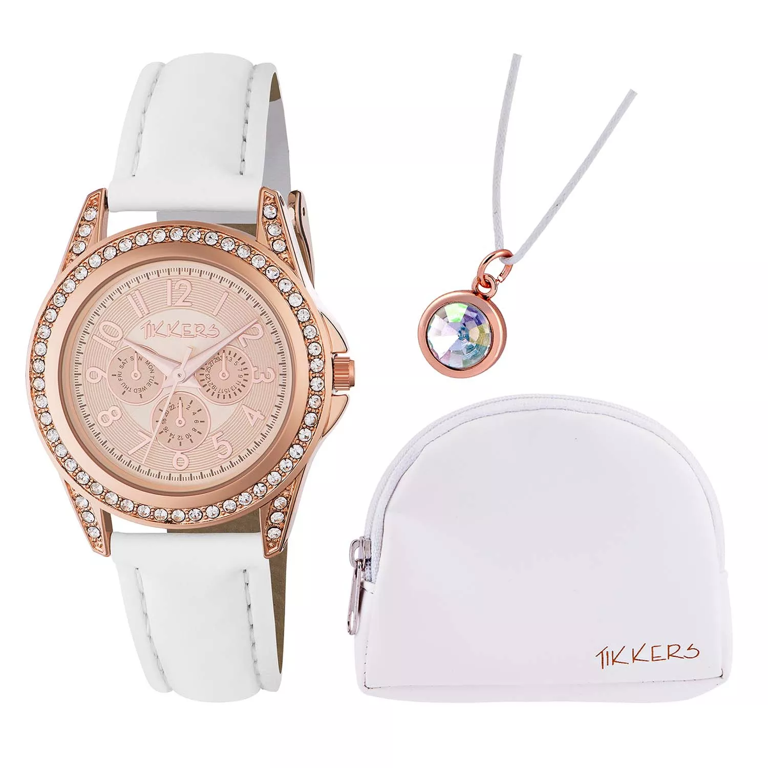 Tikkers Rose Gold børneur Gavesæt ATK1018