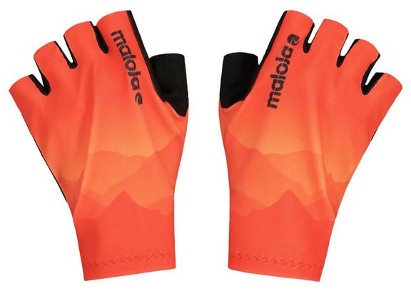 Gants Courts Maloja TalferM. Glow Orange / Noir