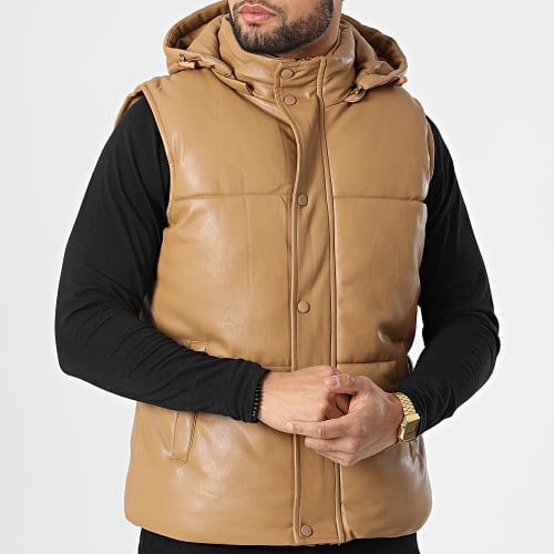 Doudoune Sans Manches A Capuche M2110 Camel