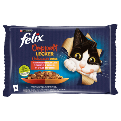 Felix Katzenfutter Doppelt Lecker Geschmacksvielfalt vom Land