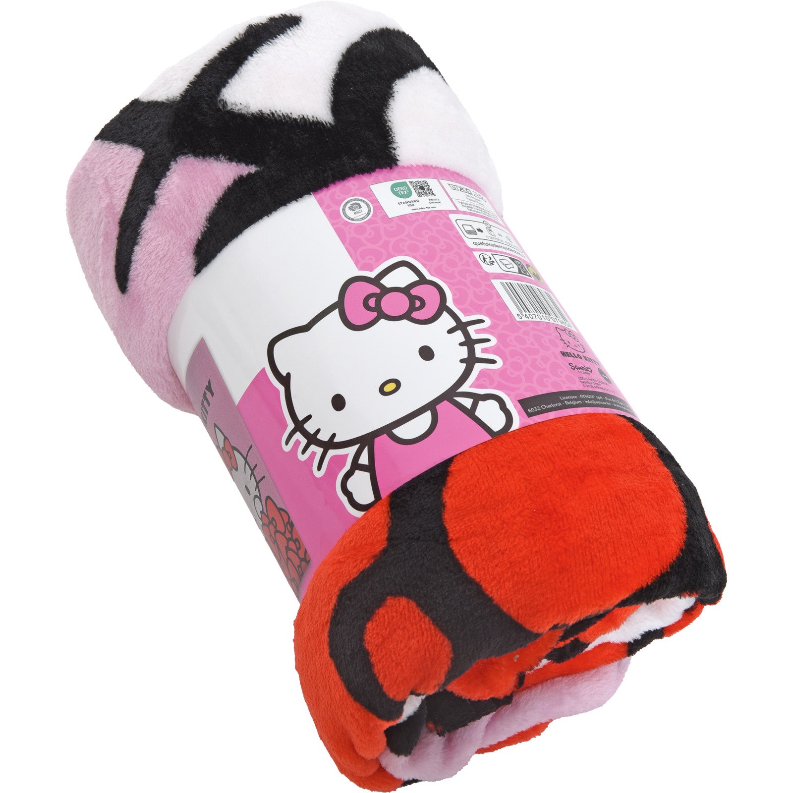 Kuscheldecke Flanell Hello Kitty